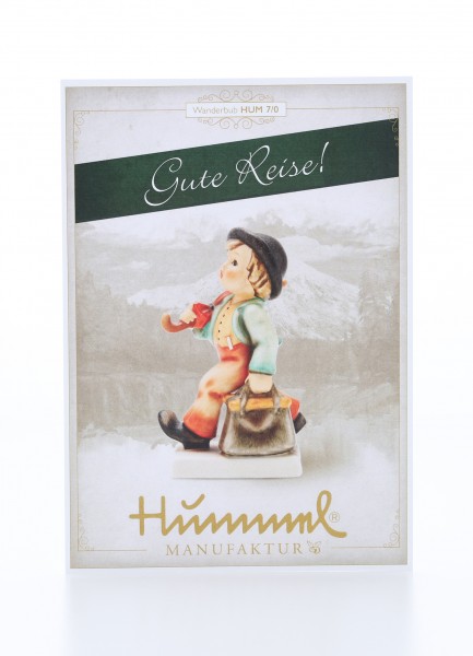 Postkarte Wanderbub - Gute Reise!